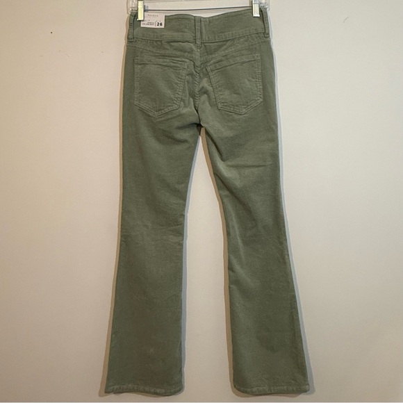 PacSun NWT Pistachio Green Corduroy Low Rise Bootcut Pants —Size 26 - Picture 2 of 11